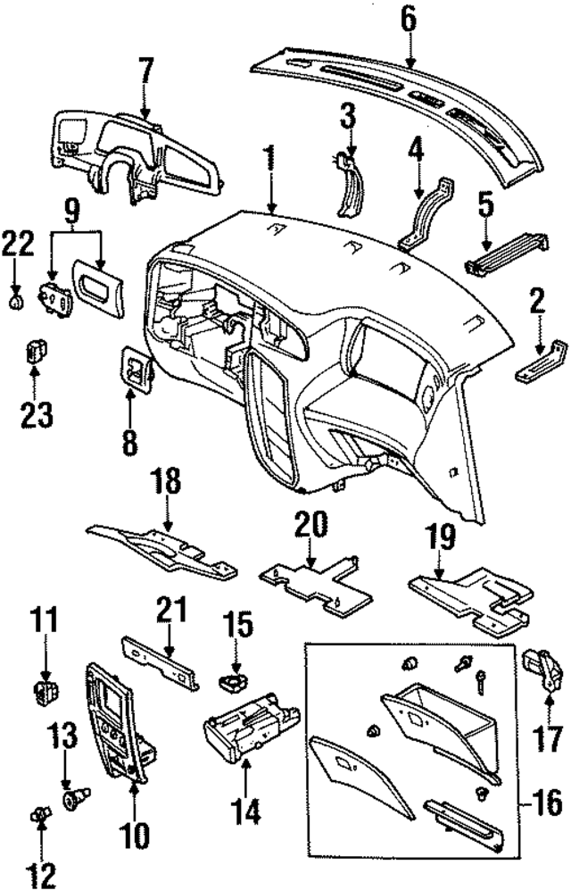 XF2Z18519CA - : HVAC Heater Control Knob for Ford Image