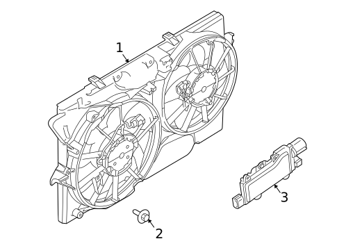 Cooling Fan for 2016 Ford Taurus #0