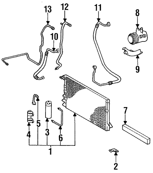 8846395D14 - : A/C Condenser Mount for Toyota Image