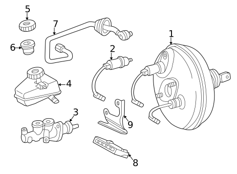 Hydraulic System for 2000 Mercedes-Benz CLK 320 #0