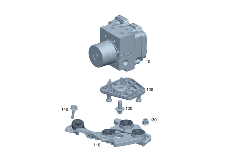 Hydraulic Unit for 2026 Mercedes-Benz E350 #0