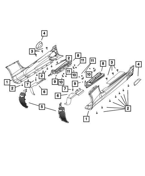 Aperture Panel and Pillar Supports for 2017 Dodge Viper #1