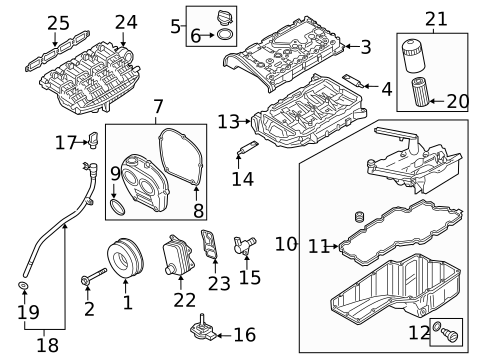Engine Parts for 2024 Audi A3 Quattro #7