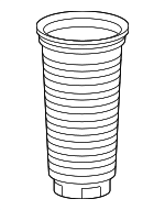 52687TZ5A03 - Suspension: Dust Cover for Honda: Passport, Pilot Image