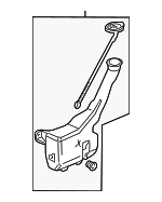 76840S5DA02 - Body: Washer Reservoir for Honda: Civic Image