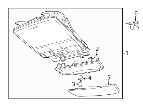 Overhead Console for 2015 Chevrolet Impala #13