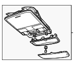 92254144 - Body: Overhead Console for Chevrolet: Caprice Image