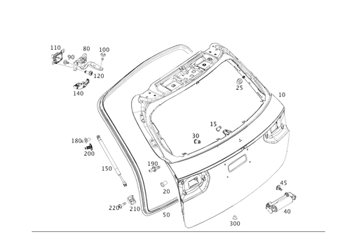 Rear-End Door for 2021 Mercedes-Benz E 63 AMG&reg; S #0