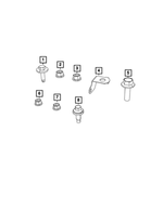 6506080AA - Electrical: Hex Head Screw for Mopar Image