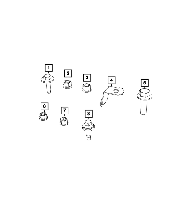 5148132AA - Electrical: Wiring Clip for Mopar Image