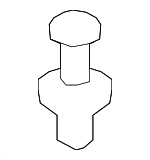 51481915964 - Body: Spoiler Rivet for Mini Image