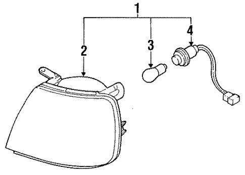 Signal Lamps for 1994 INFINITI Q45 #0