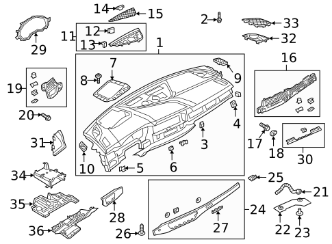 Instrument Panel for 2025 Audi A5 Sportback #0