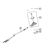 5106010AF - T355; 5-Speed; Manual Transaxle: Transmission Shifter for Mopar Image