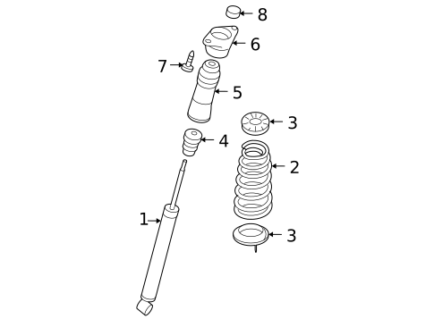Shocks & Components for 2008 Hyundai Sonata #0