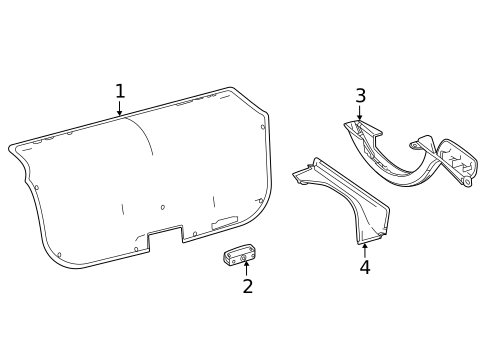 Interior Trim - Trunk for 2020 Toyota Mirai #0