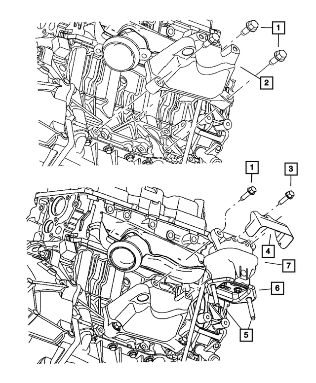 « 4578349AA – 3.5L Gas; Engine : Thermique Ecran, Côtés Droit &amp; Gauche pour Mopar Image »