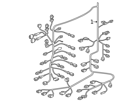 Wiring Harness for 2013 Audi S6 #0
