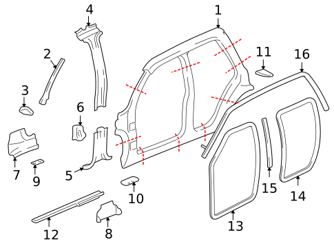 Uniside for 2005 Isuzu Ascender #0