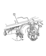 56050239AC - Electrical: Headlamp To Dash Wiring, Right for Mopar Image