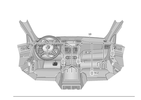 Cockpit Wiring Harness for 2016 Mercedes-Benz GLE300d #0