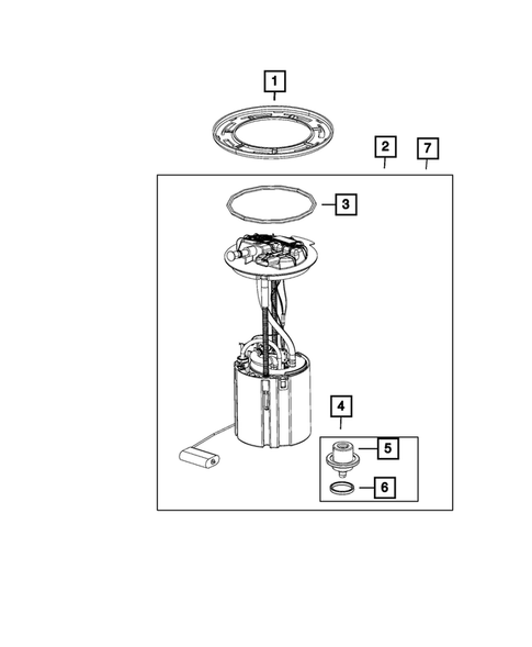 Fuel Pump and Sending Unit for 2020 Ram 1500 Classic #0