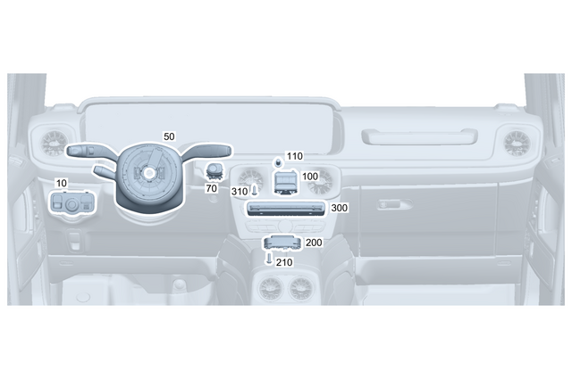 4659053900 - Electr. System: Switch Block for Mercedes-Benz Image image