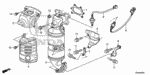 90001RNAA00 - Engine: BOLT, FLANGE (8X27) for Honda Image