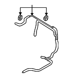 1J0122447CD - Cooling System: Overflow Hose for Volkswagen: Golf, Jetta Image