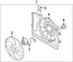 25441AB000 - : Reservoir Cap for Kia: K4 Image