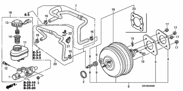 Brake Master Cylinder  - Master Power (1) for 2005 Honda Pilot #0