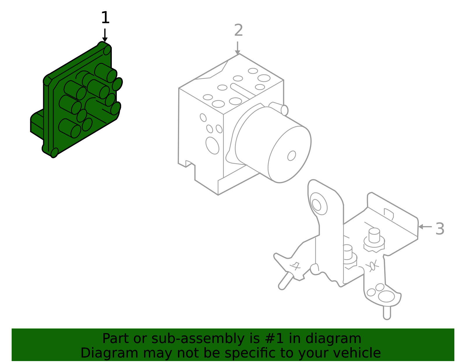 Ford Brake Control Module 2010-2023 Ford | ABS Control Module | AC2Z-2C219-B | Walls' Ford Parts
