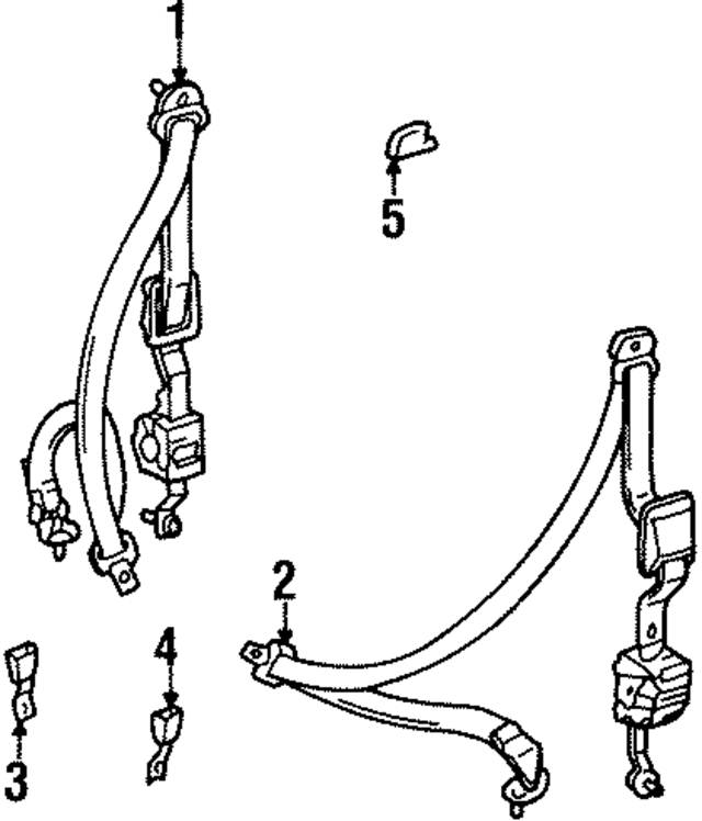 7323010400B1 - : Retractor Side for Toyota Image