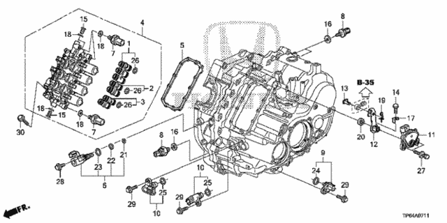 AT Sensor - Solenoid - Secondary Body (V6) (2) for 2015 Honda Crosstour #0