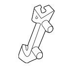 51171151955 - Body: Fuel Door Hinge for BMW: 323Ci, 328Ci Image