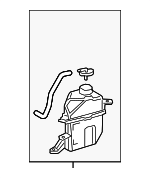 16470F0011 - Cooling System: Reservoir Assembly for Toyota Image
