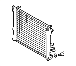 16400F0021 - Cooling System: Radiator Assembly for Toyota Image
