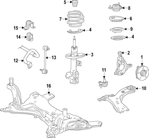 Suspension Components for 2025 Toyota GR Corolla #0
