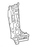 6110810082 - Body: Hinge Pillar Reinforced for Toyota: C-HR Image
