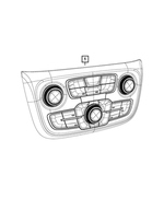 5VA31DX9AG - Electrical: Vehicle Feature Controls Center Stack for Jeep: Compass Image