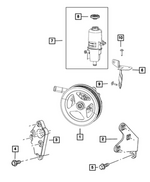 R8193091AC - : Power Steering Pump, Remanufactured for Ram: 2500, 3500 Image