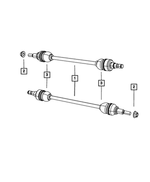 5110027AD - Rear Axle: Axle Half Shaft, Left for Chrysler: Pacifica Image