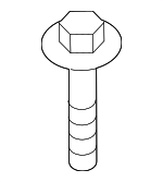T2H26997 - Suspension: Rear Lower Control Arm Mount Bolt for Jaguar: F-Pace, XE, XF Image