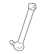 99134332700 - Electrical: Strut for Porsche: 718 Boxster, 718 Cayman, 911, Boxster, Cayman Image