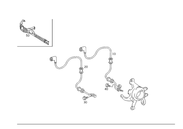 203540030964 - Electrical Equipment and Instruments: Wiring Harness for Mercedes-Benz: C280, C32 AMG, C320, C350, C55 AMG, CLK320, CLK350, CLK500, CLK55 AMG, CLK550, CLK63 AMG Image image