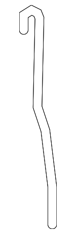 92155799 - Body: Lock Rod for Chevrolet: Caprice | Pontiac: G8 Image