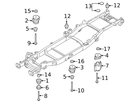 Frame & Components for 2015 Ford F-150 #4