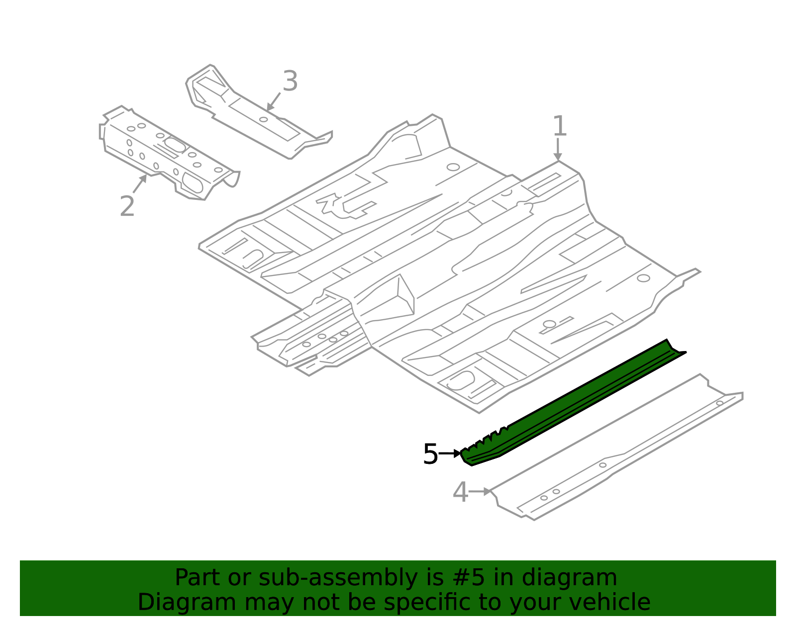 31265015 - High-Quality Floor Pan Reinforcement for 2010-2018 Volvo ...