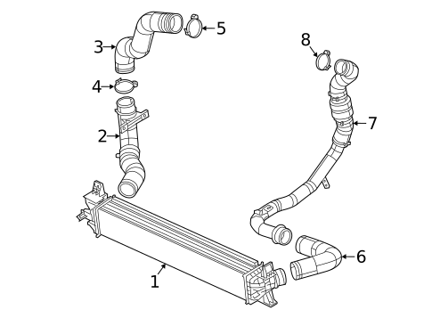 Intercooler for 2015 Ram ProMaster 3500 #0