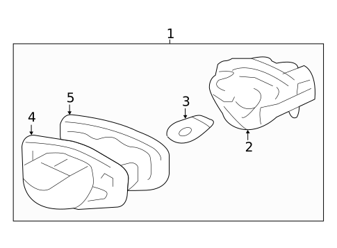 License Lamps for 2015 Honda Fit #0
